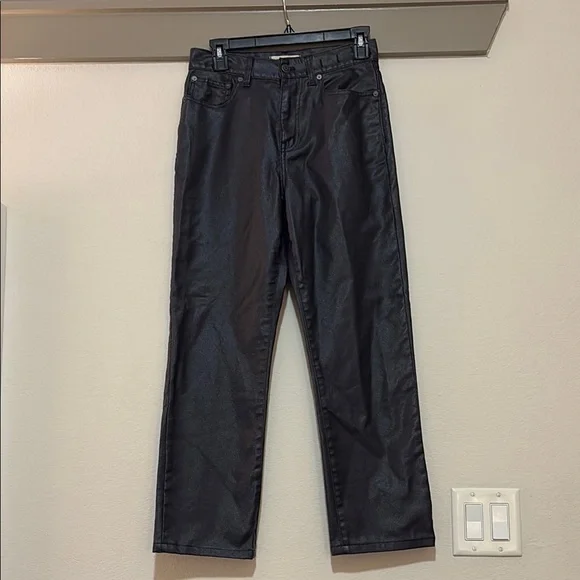 Madewell The ‘90s Straight Jean in Midnight Blue Foil SZ 26 EUC - Picture 5 of 9